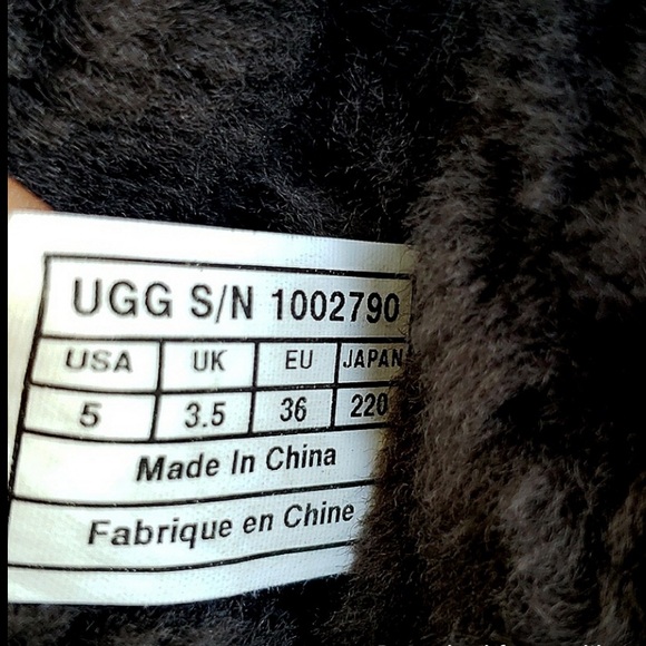 UGG Classic Short Boot Calf Hair Exotic Cheetah Print Leather Women's Size 5 - Picture 8 of 8